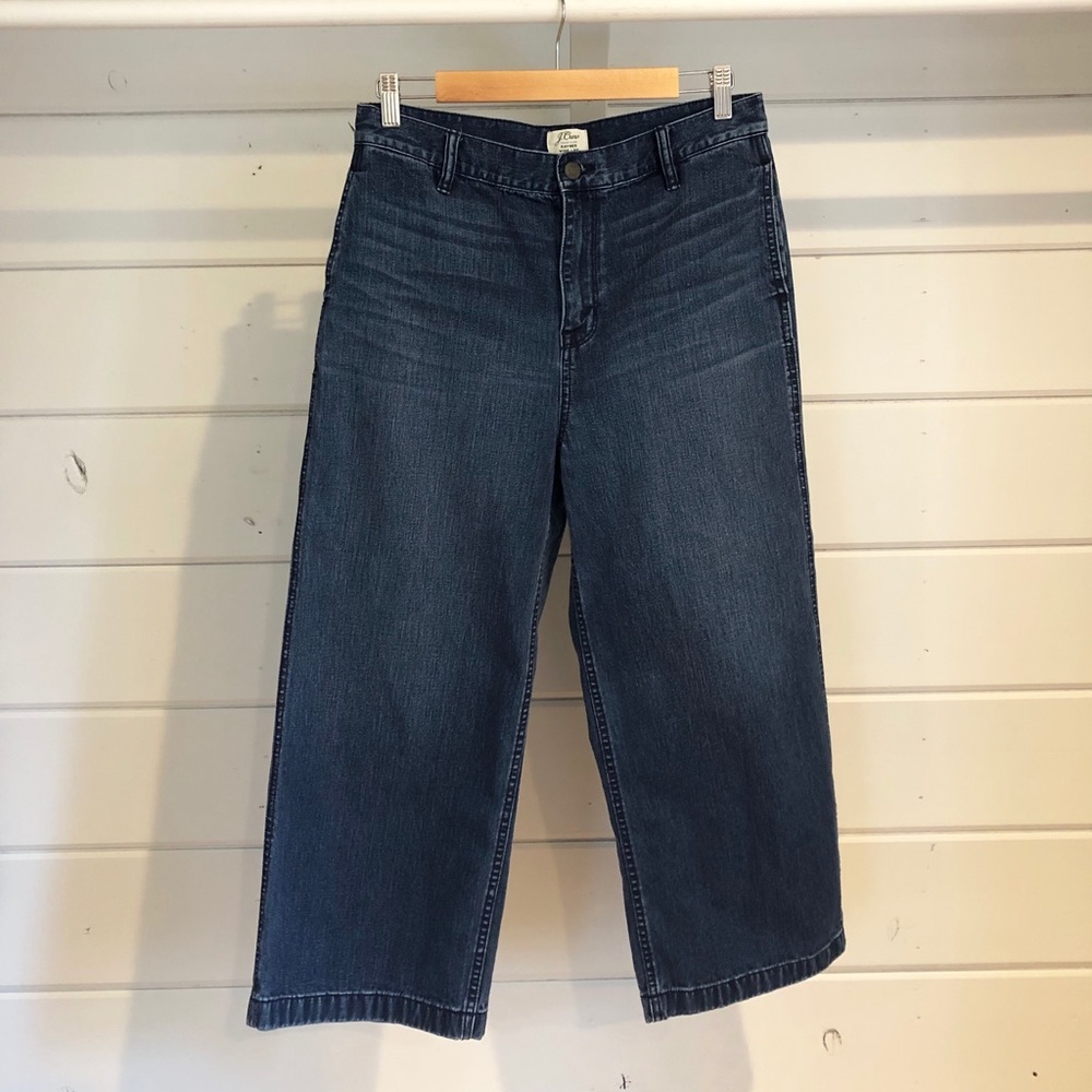 JCREW Rayner Wide Leg Cropped Jeans Size 30